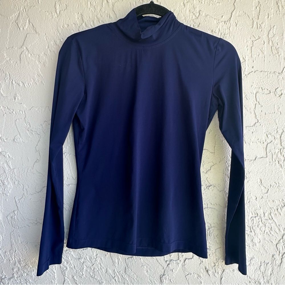 ST. JOHN Top Women Petite‎ Small Turtleneck Long Sleeve